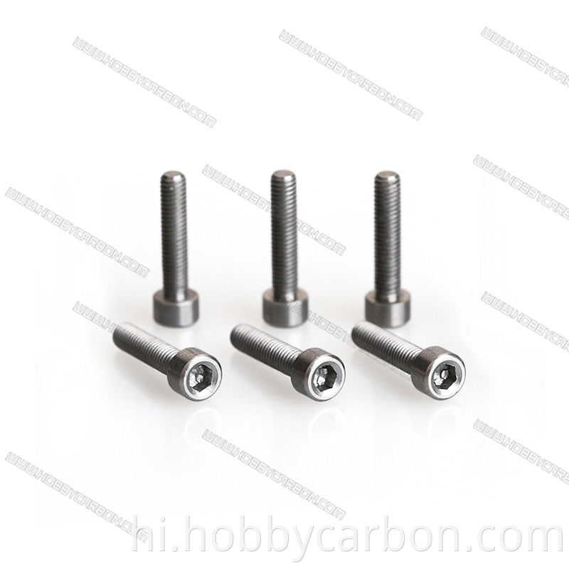 Metric titanium cap screws